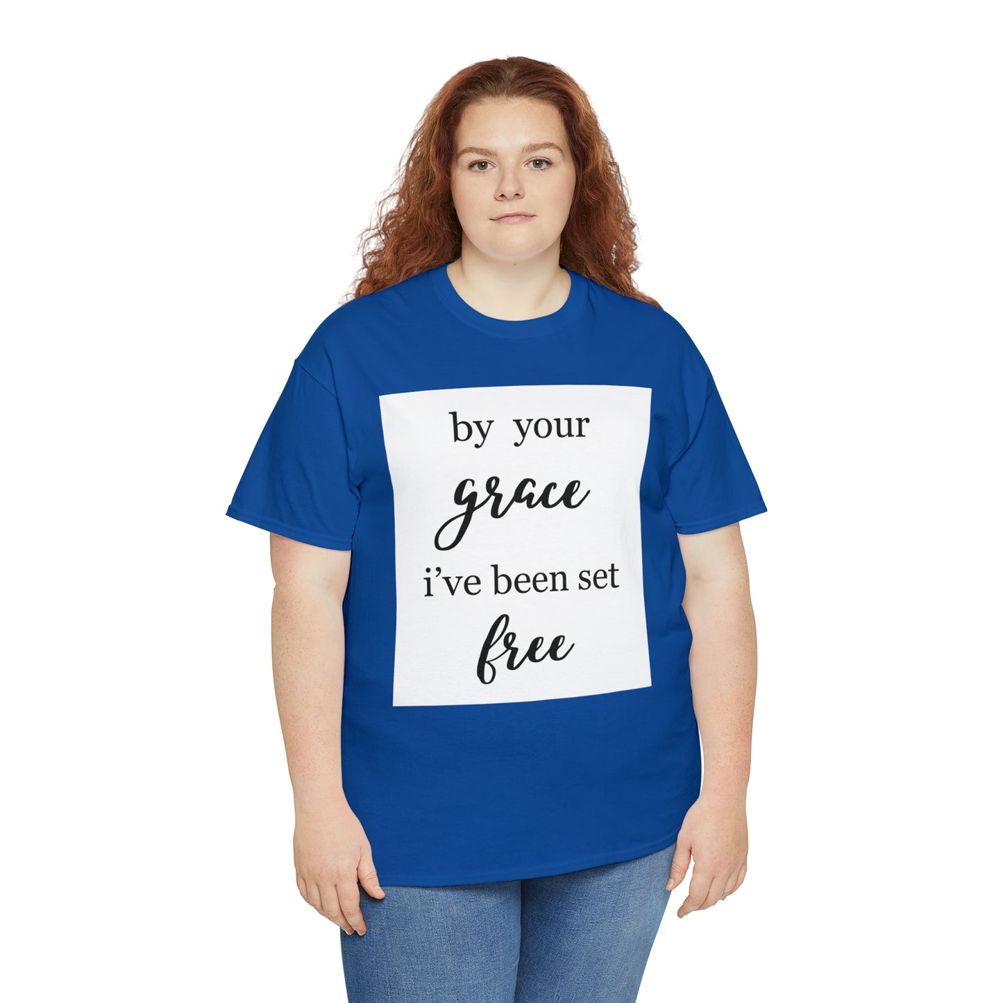 Unisex T-shirt (by your grace I’ve been set free)