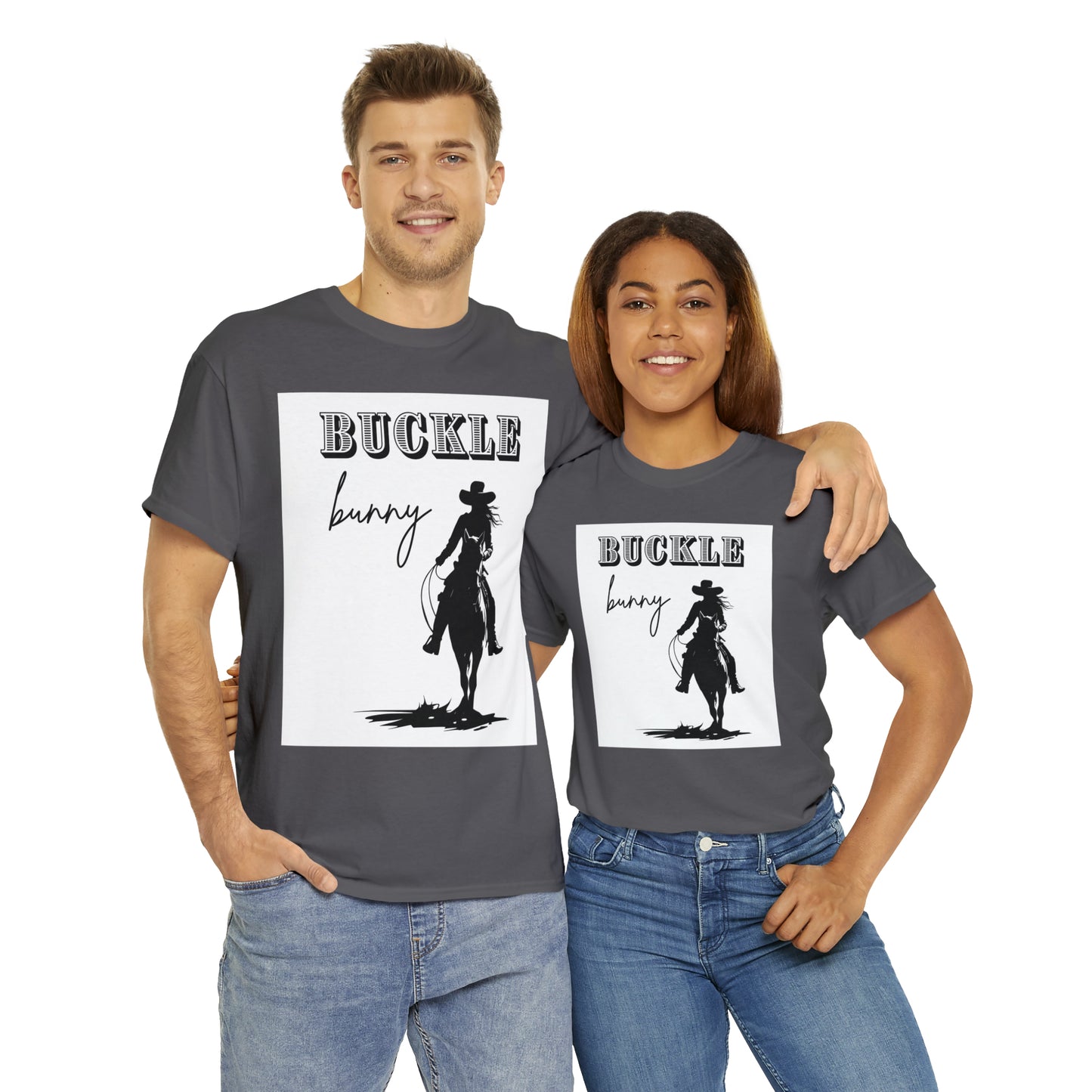 Unisex Cotton T-Shirt (buckle bunny)
