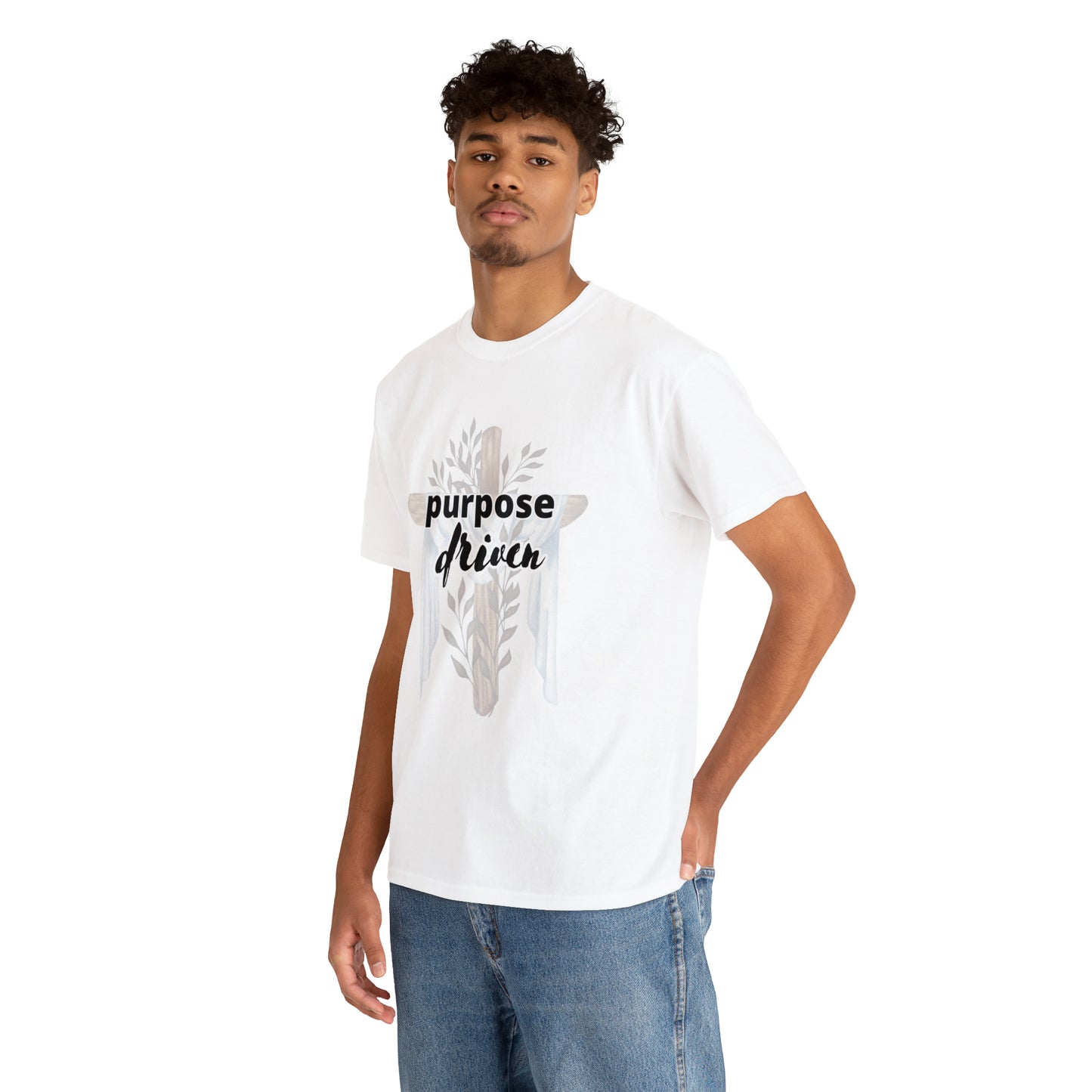 Unisex Cotton T-Shirt (purpose driven cross)