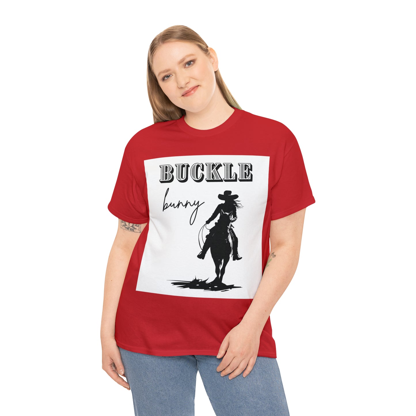 Unisex Cotton T-Shirt (buckle bunny)