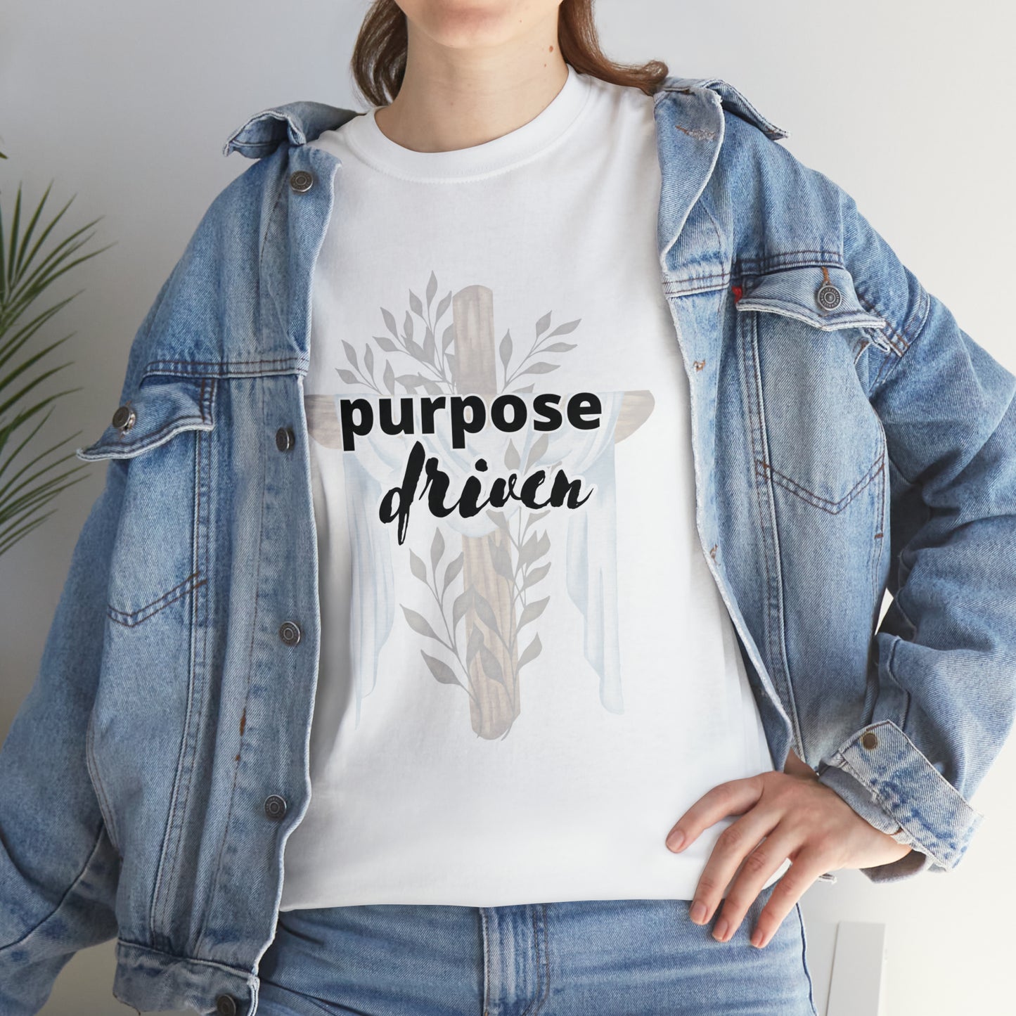 Unisex Cotton T-Shirt (purpose driven cross)