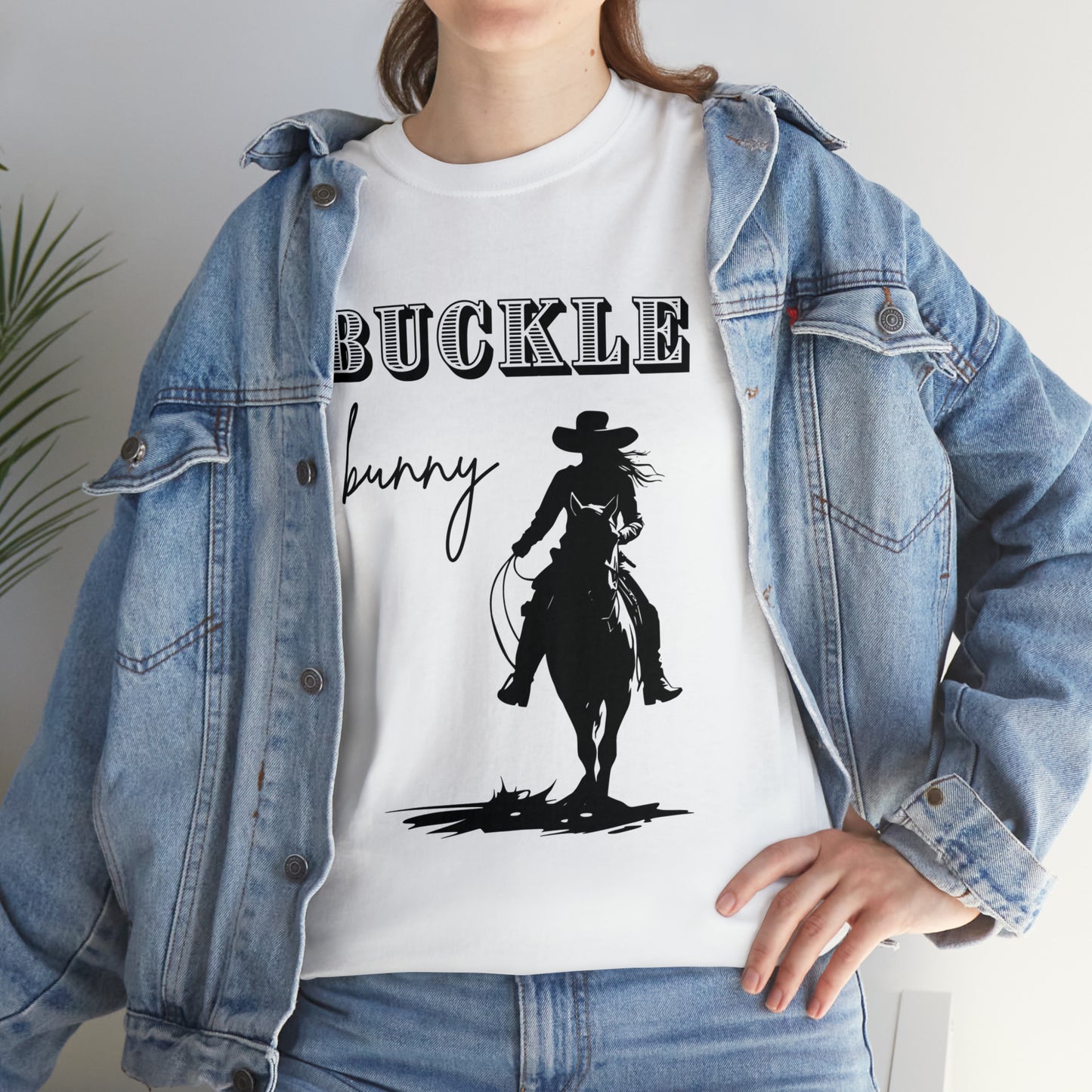 Unisex Cotton T-Shirt (buckle bunny)