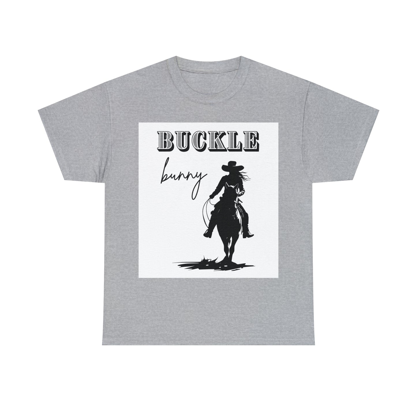 Unisex Cotton T-Shirt (buckle bunny)