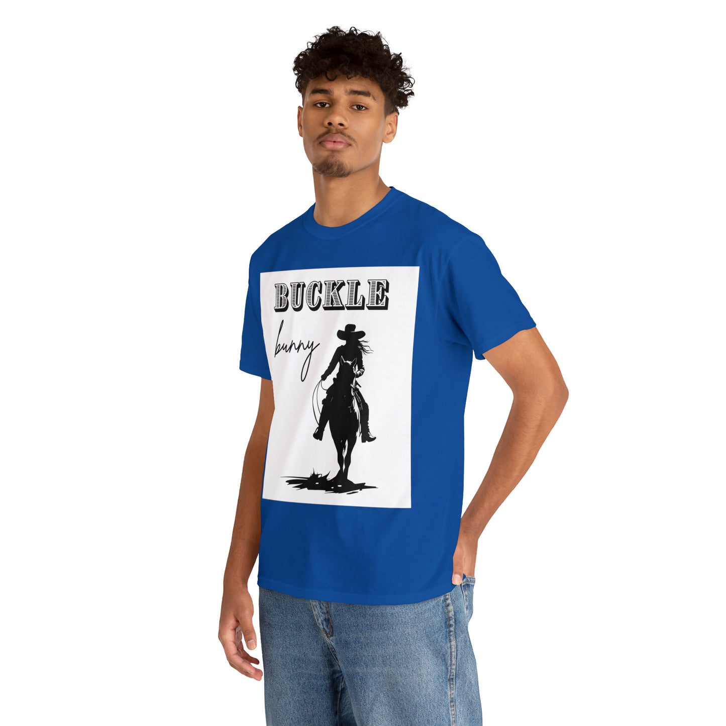 Unisex Cotton T-Shirt (buckle bunny)