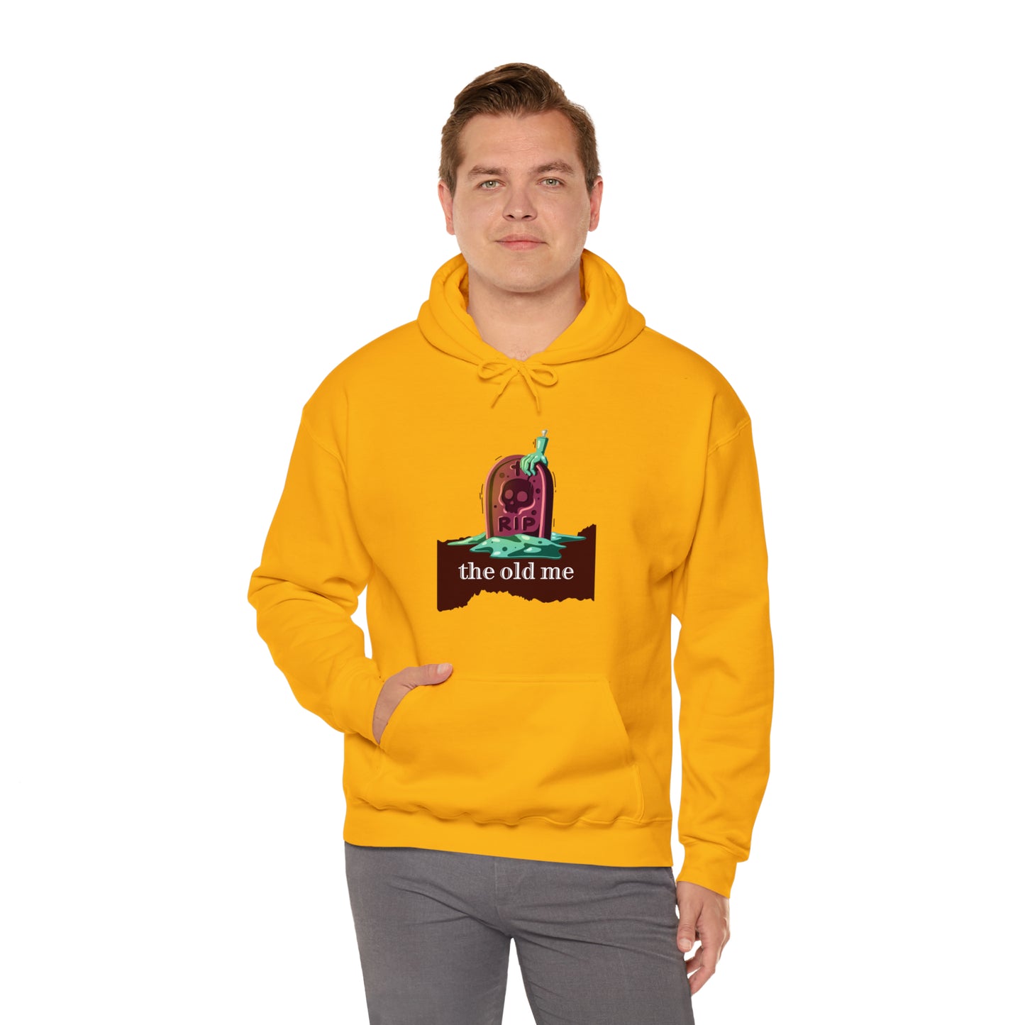 Unisex Hooded Sweatshirt (RIP the old me)