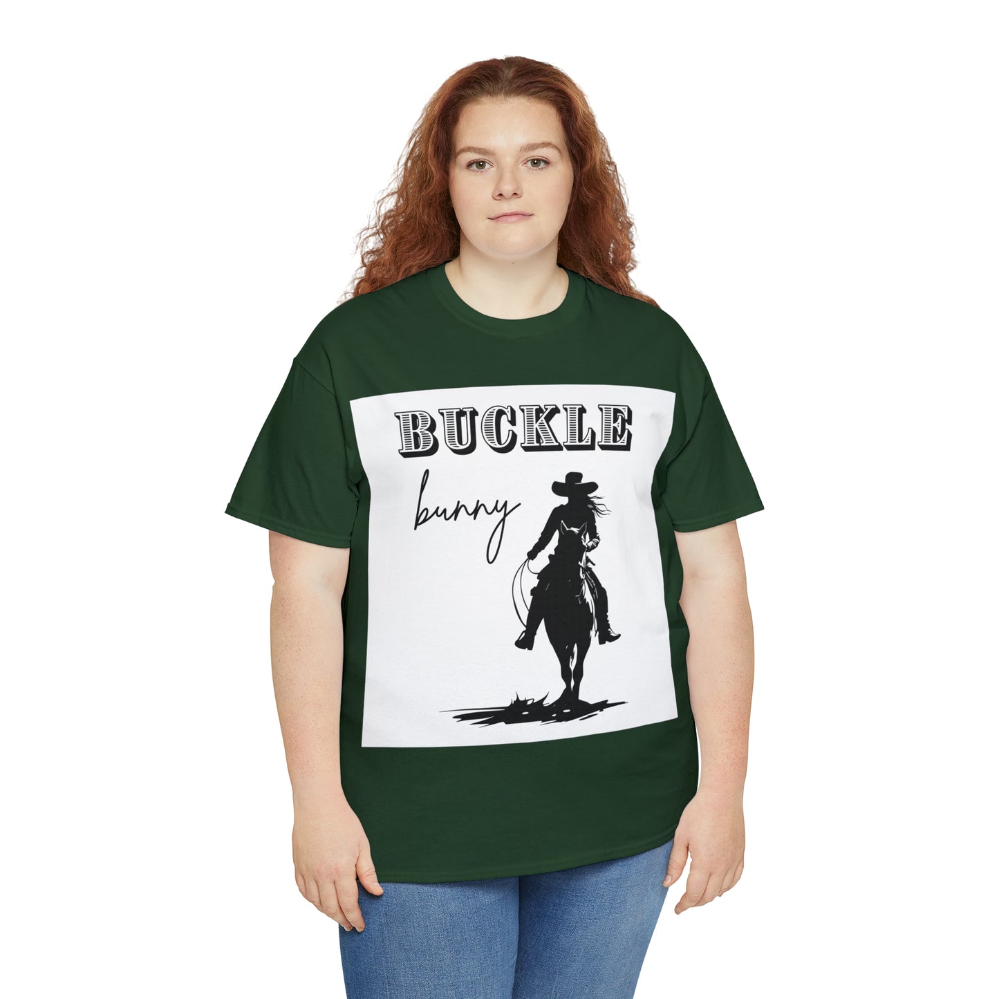 Unisex Cotton T-Shirt (buckle bunny)