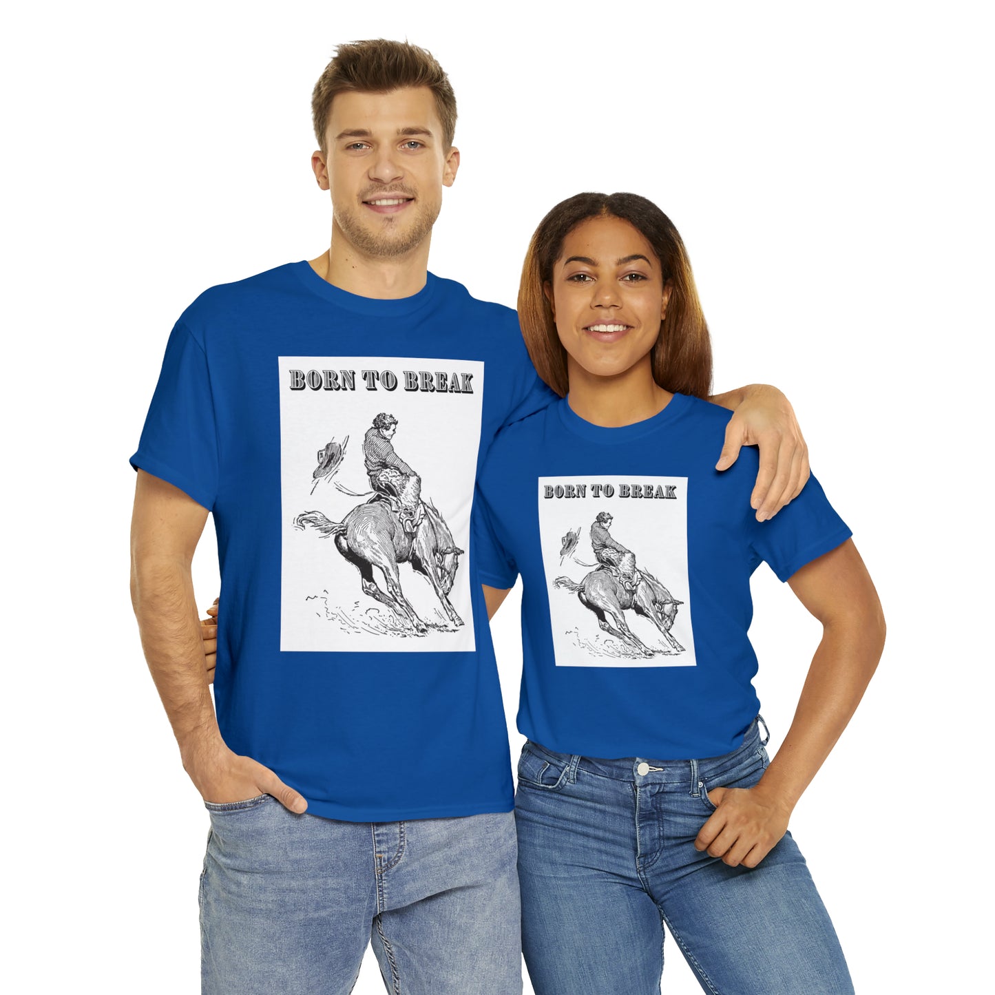 Unisex Cotton T-Shirt (born to break)