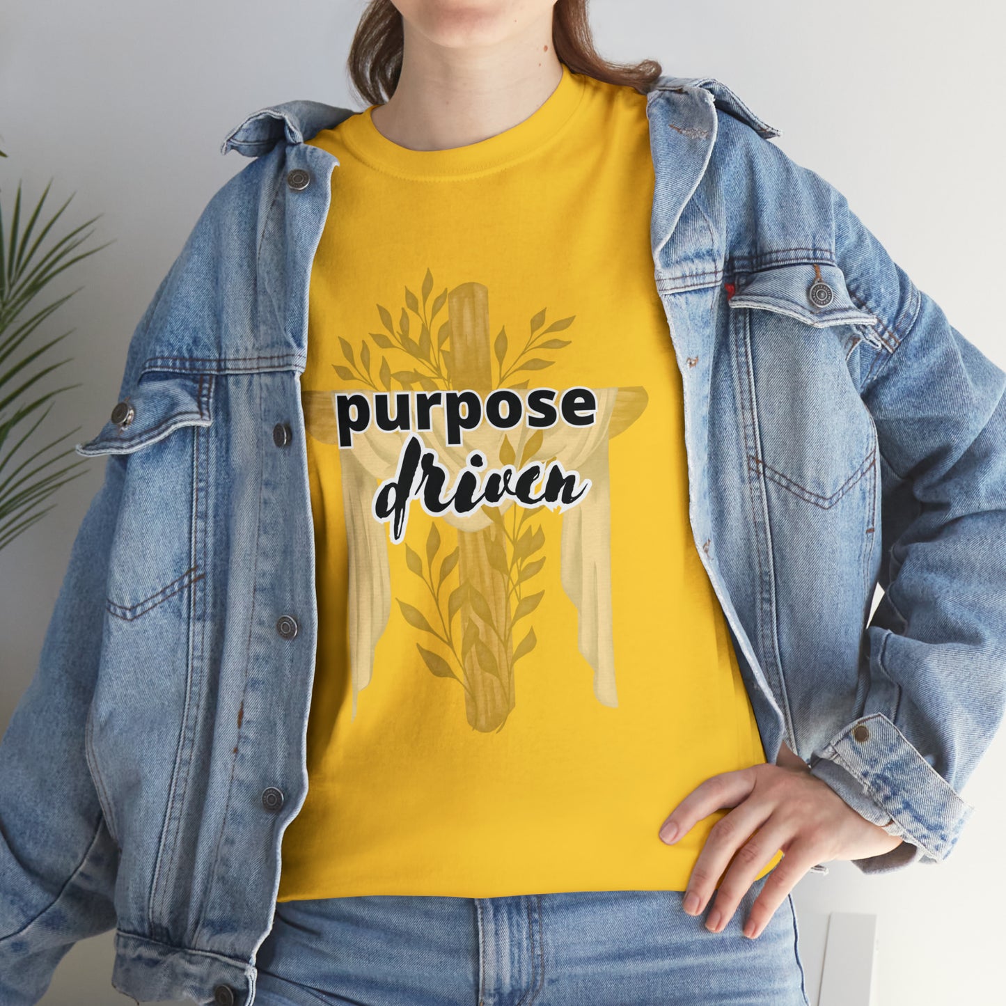 Unisex Cotton T-Shirt (purpose driven cross)