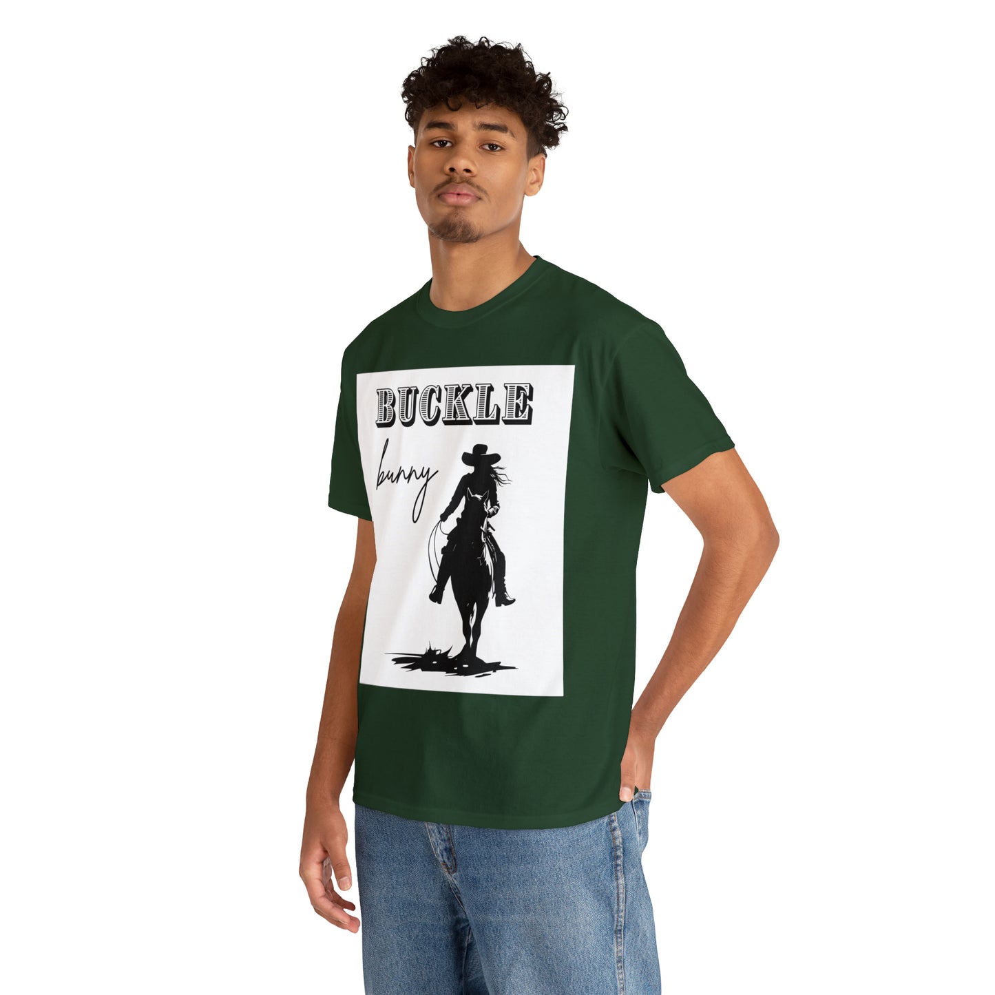 Unisex Cotton T-Shirt (buckle bunny)