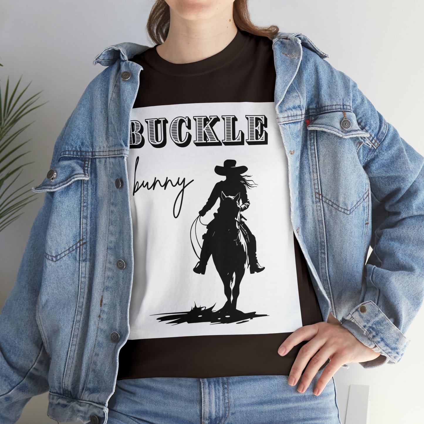 Unisex Cotton T-Shirt (buckle bunny)