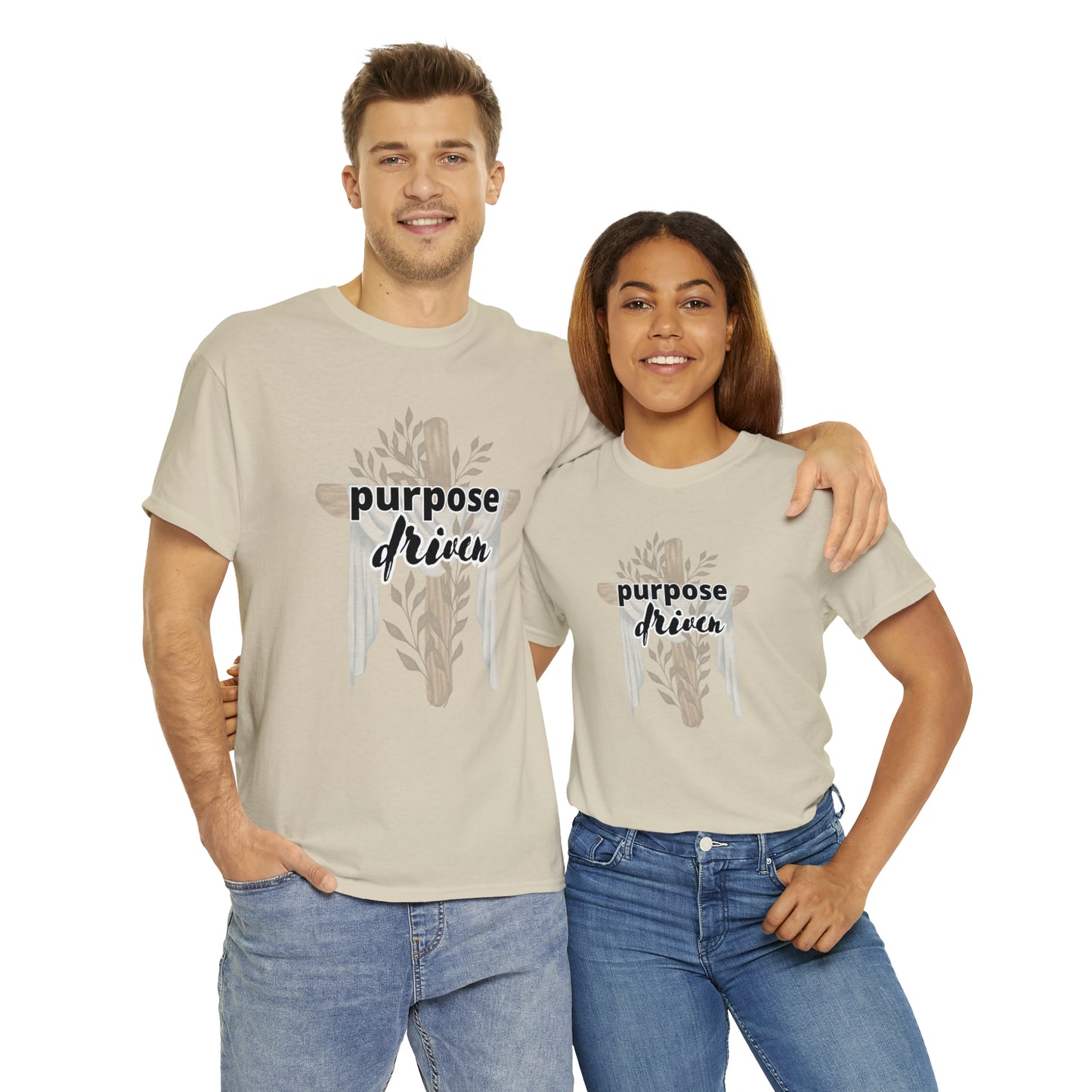 Unisex Cotton T-Shirt (purpose driven cross)