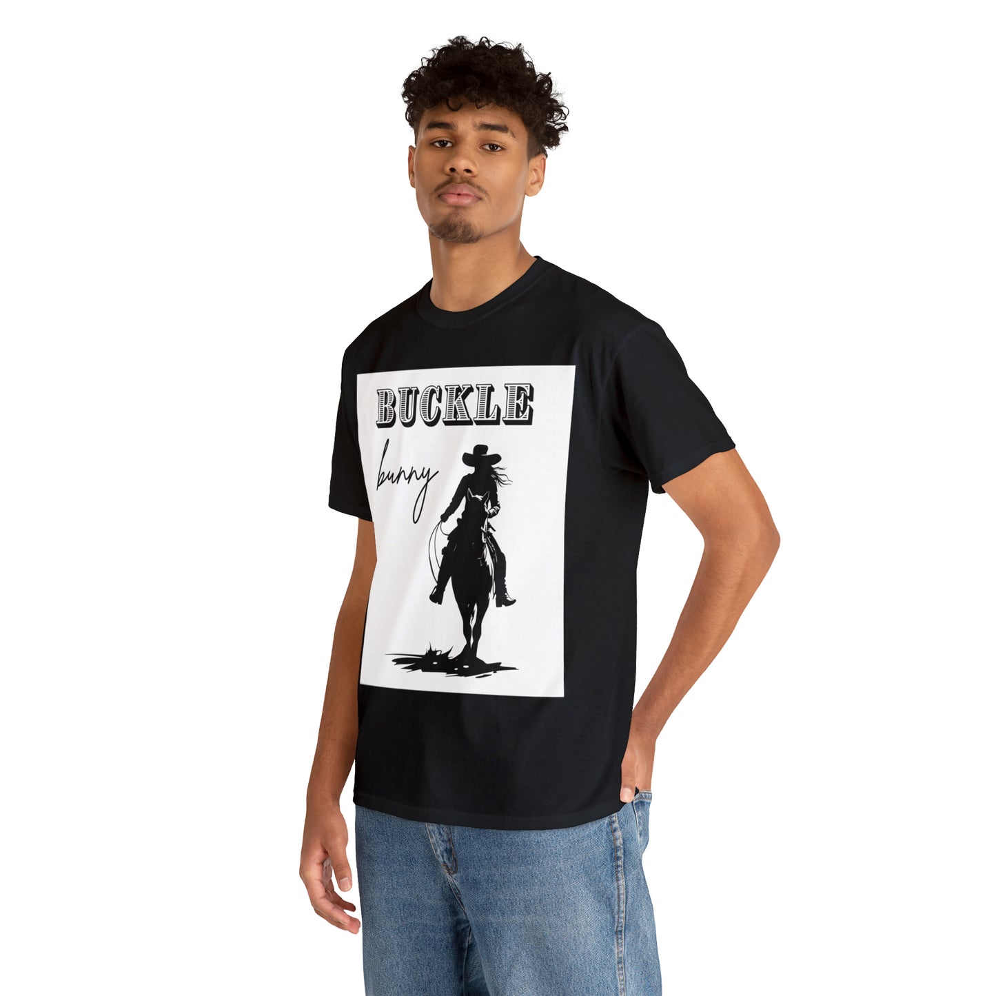 Unisex Cotton T-Shirt (buckle bunny)