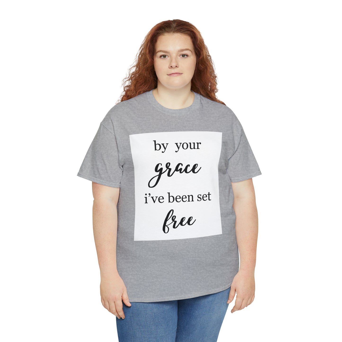 Unisex T-shirt (by your grace I’ve been set free)