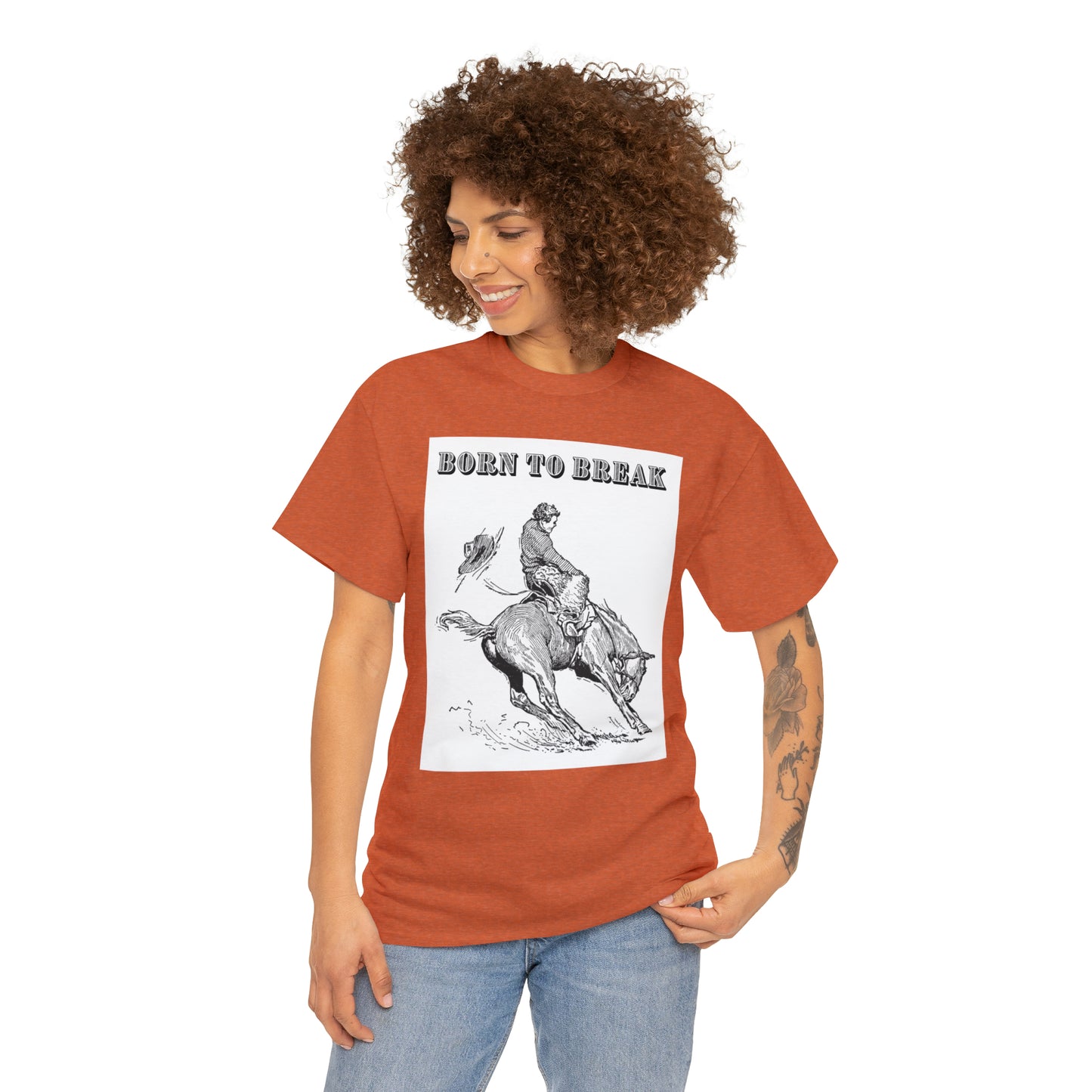 Unisex Cotton T-Shirt (born to break)