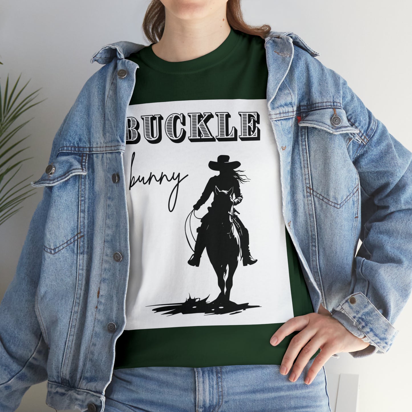Unisex Cotton T-Shirt (buckle bunny)