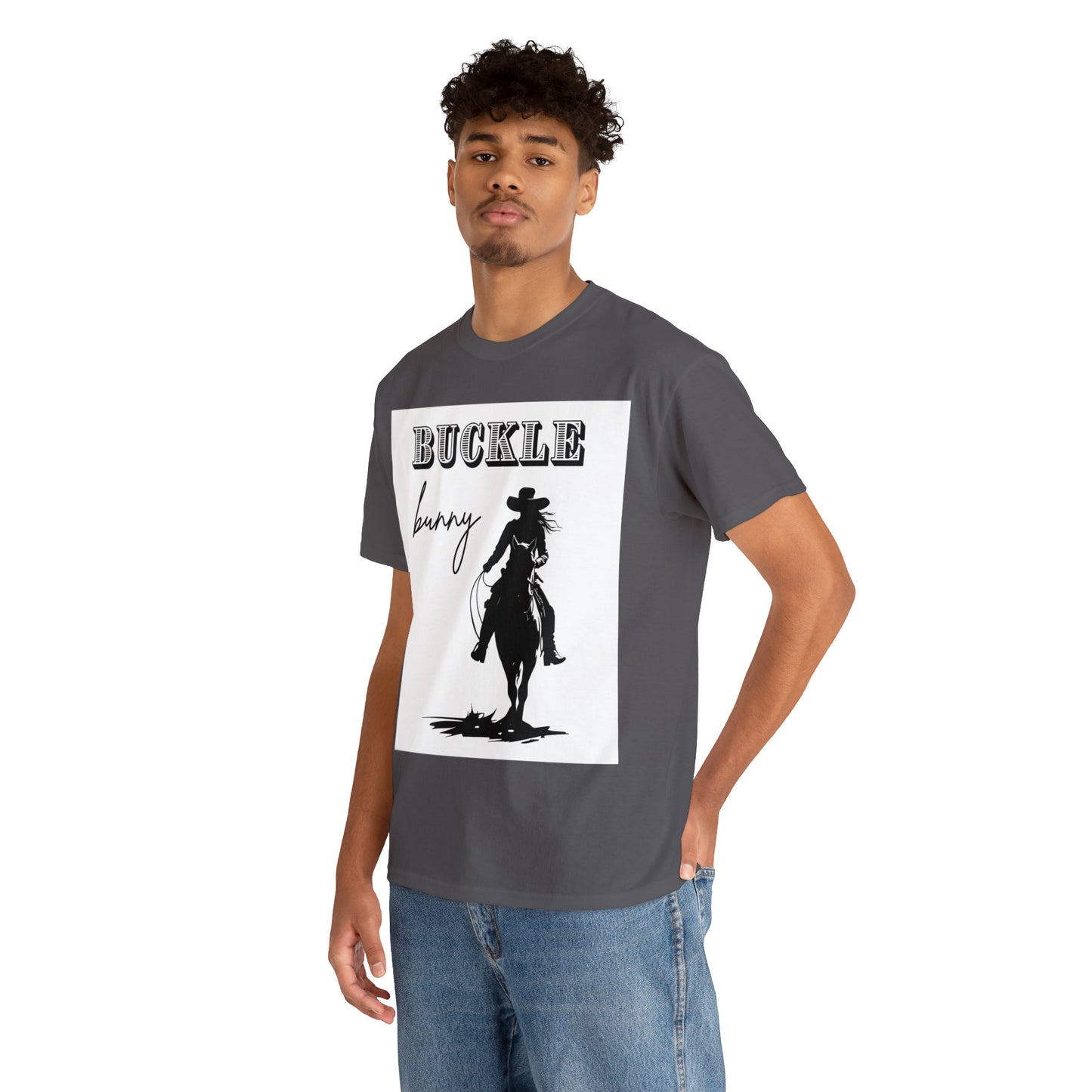 Unisex Cotton T-Shirt (buckle bunny)