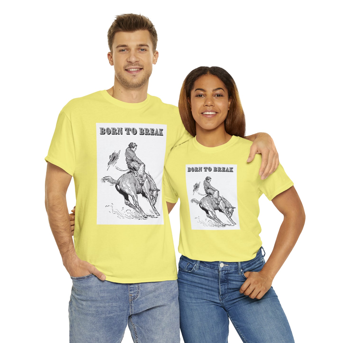 Unisex Cotton T-Shirt (born to break)