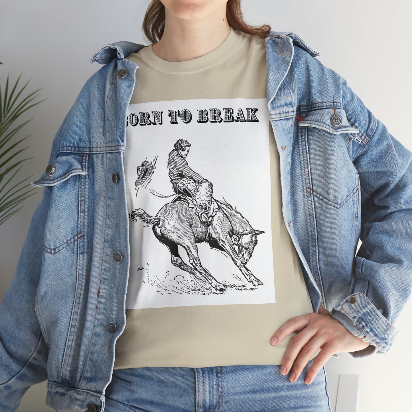 Unisex Cotton T-Shirt (born to break)