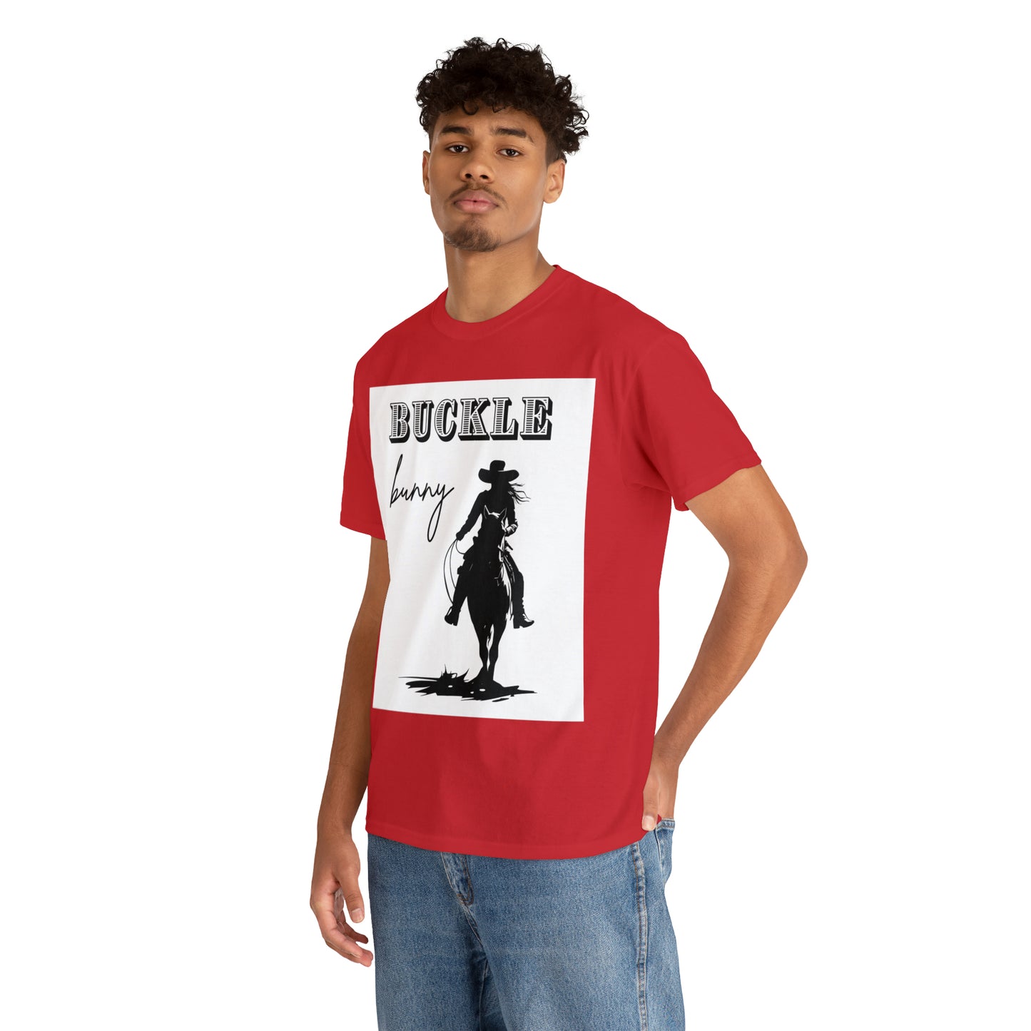 Unisex Cotton T-Shirt (buckle bunny)