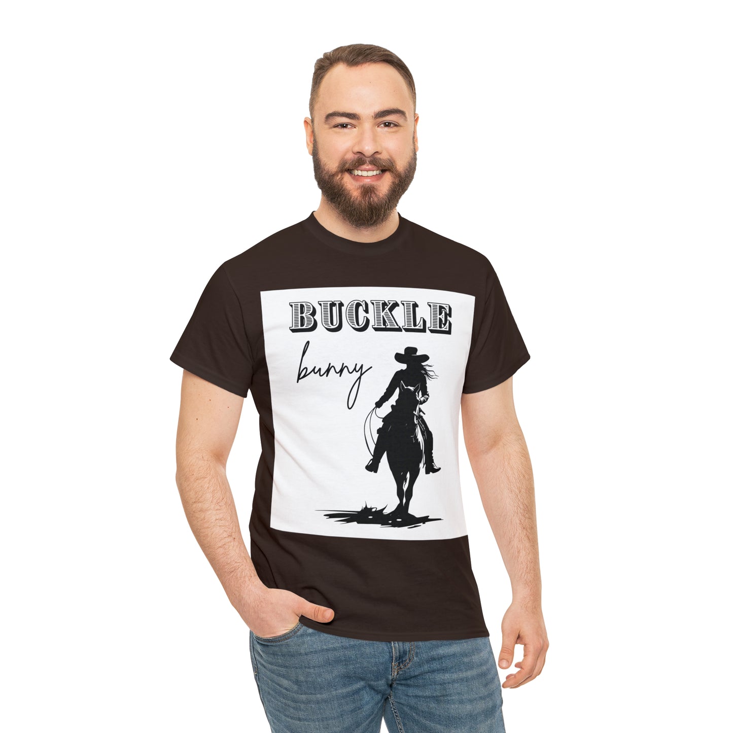 Unisex Cotton T-Shirt (buckle bunny)