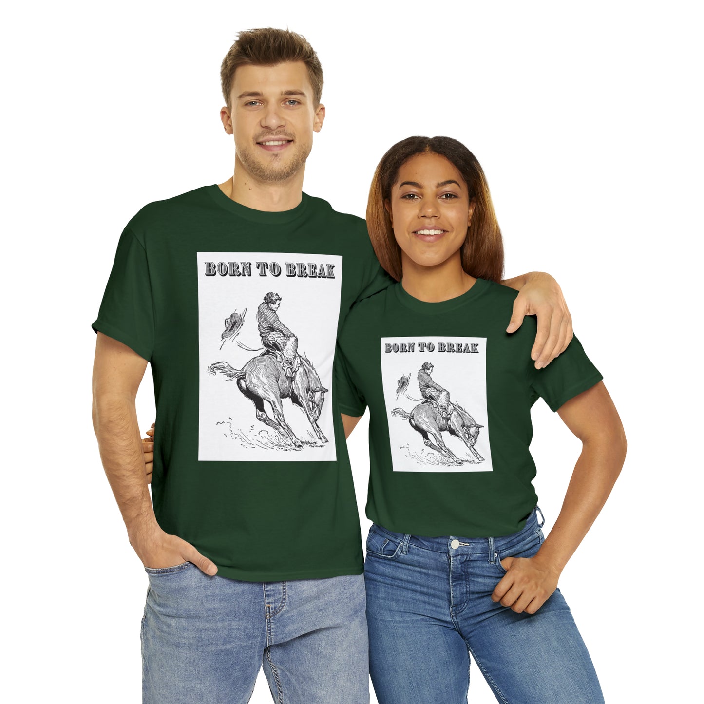 Unisex Cotton T-Shirt (born to break)