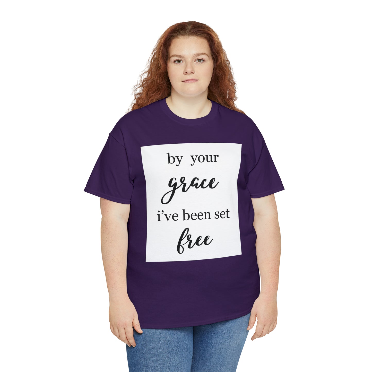 Unisex T-shirt (by your grace I’ve been set free)