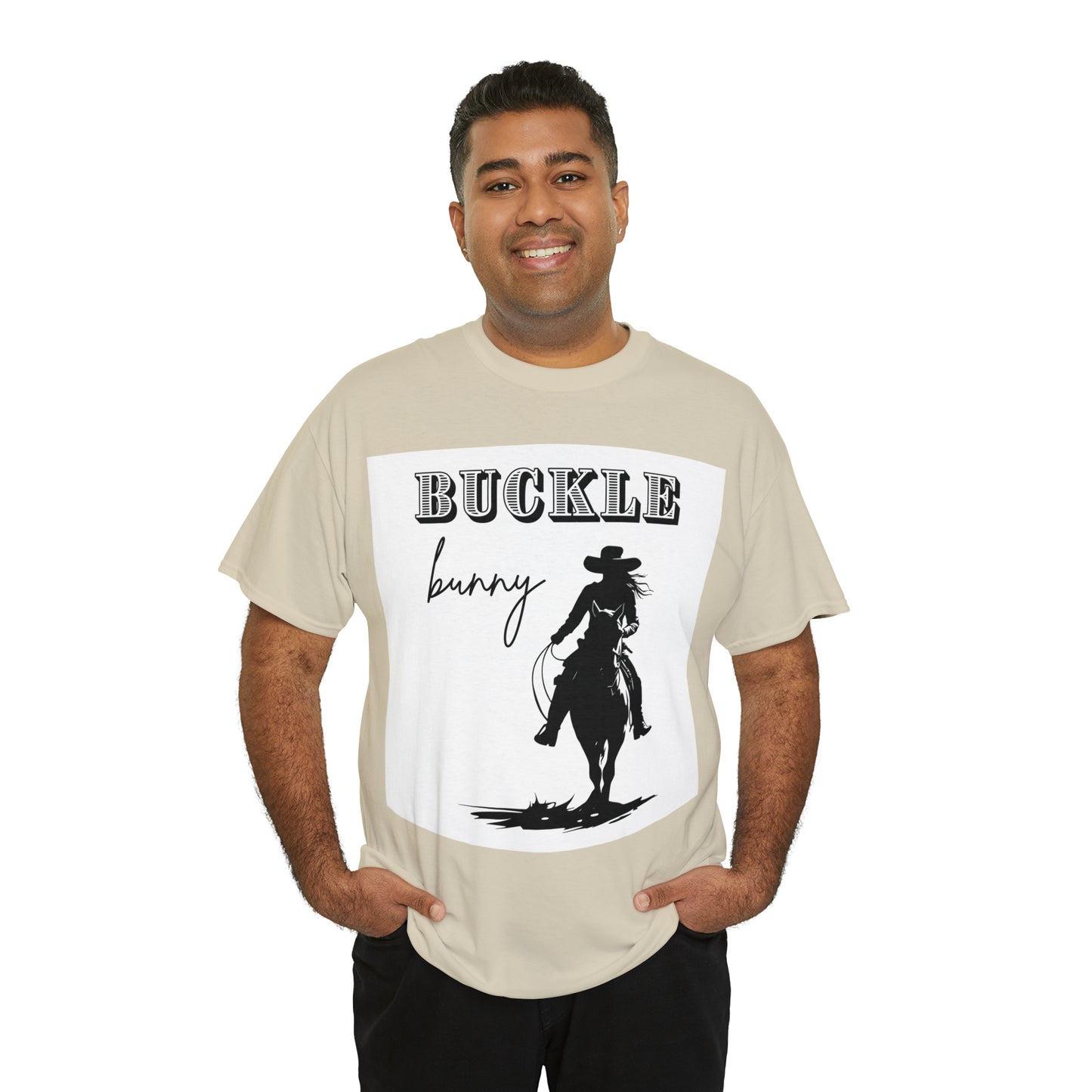 Unisex Cotton T-Shirt (buckle bunny)