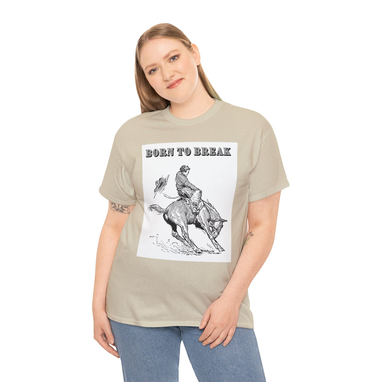 Unisex Cotton T-Shirt (born to break)