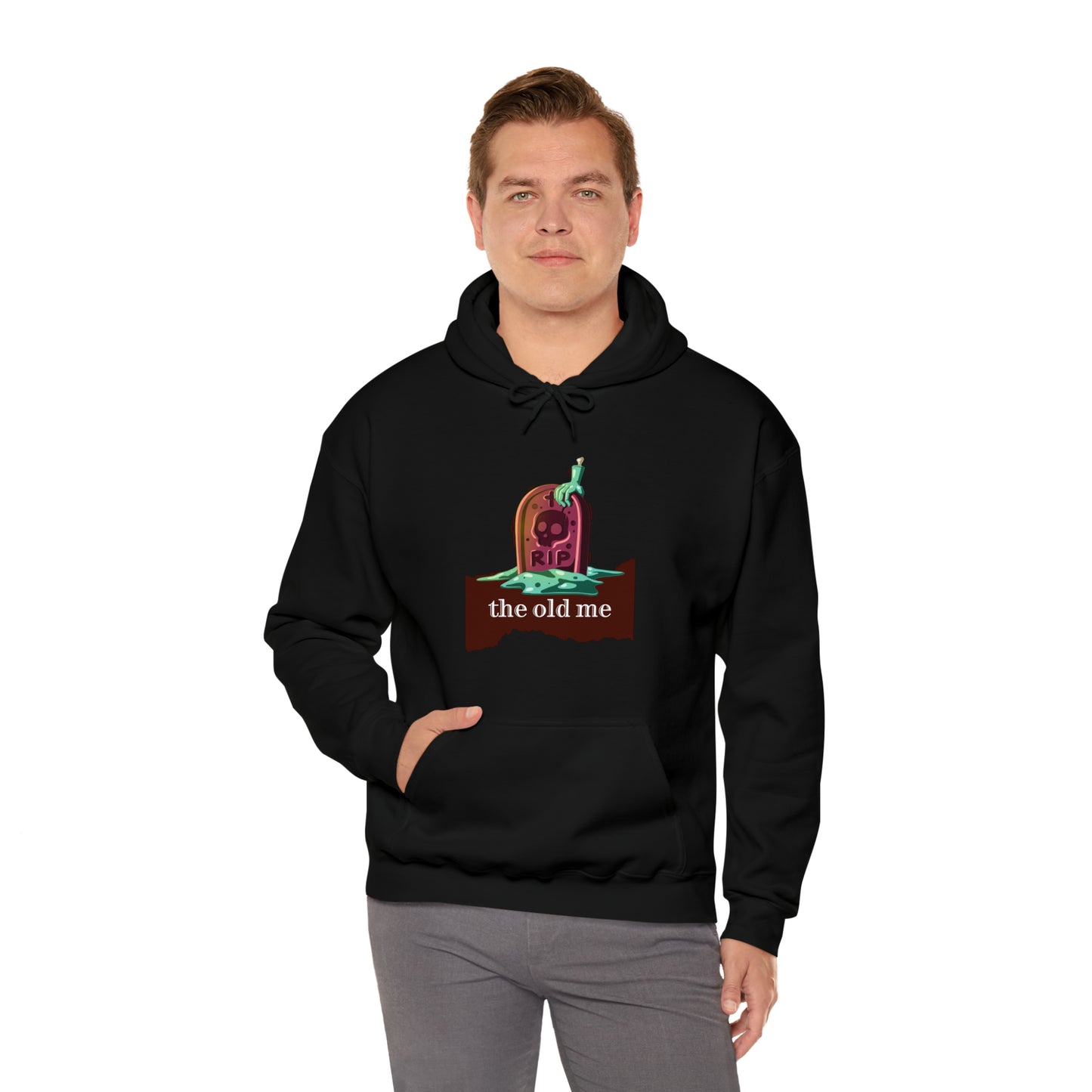 Unisex Hooded Sweatshirt (RIP the old me)