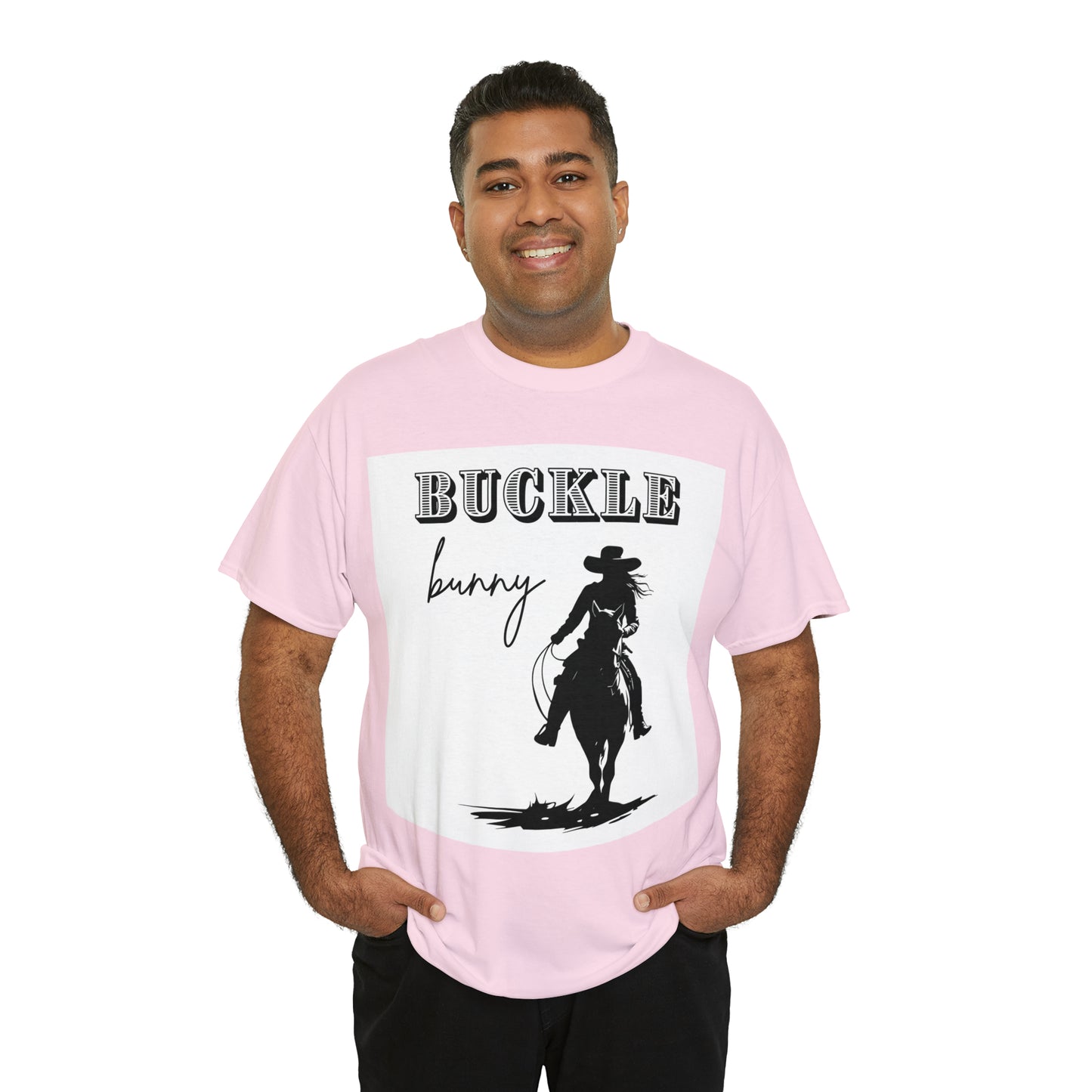 Unisex Cotton T-Shirt (buckle bunny)