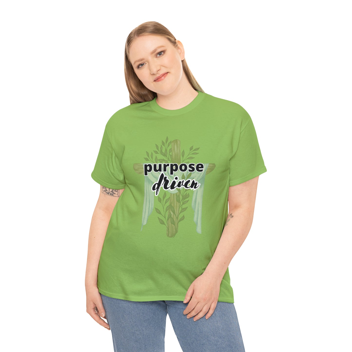Unisex Cotton T-Shirt (purpose driven cross)