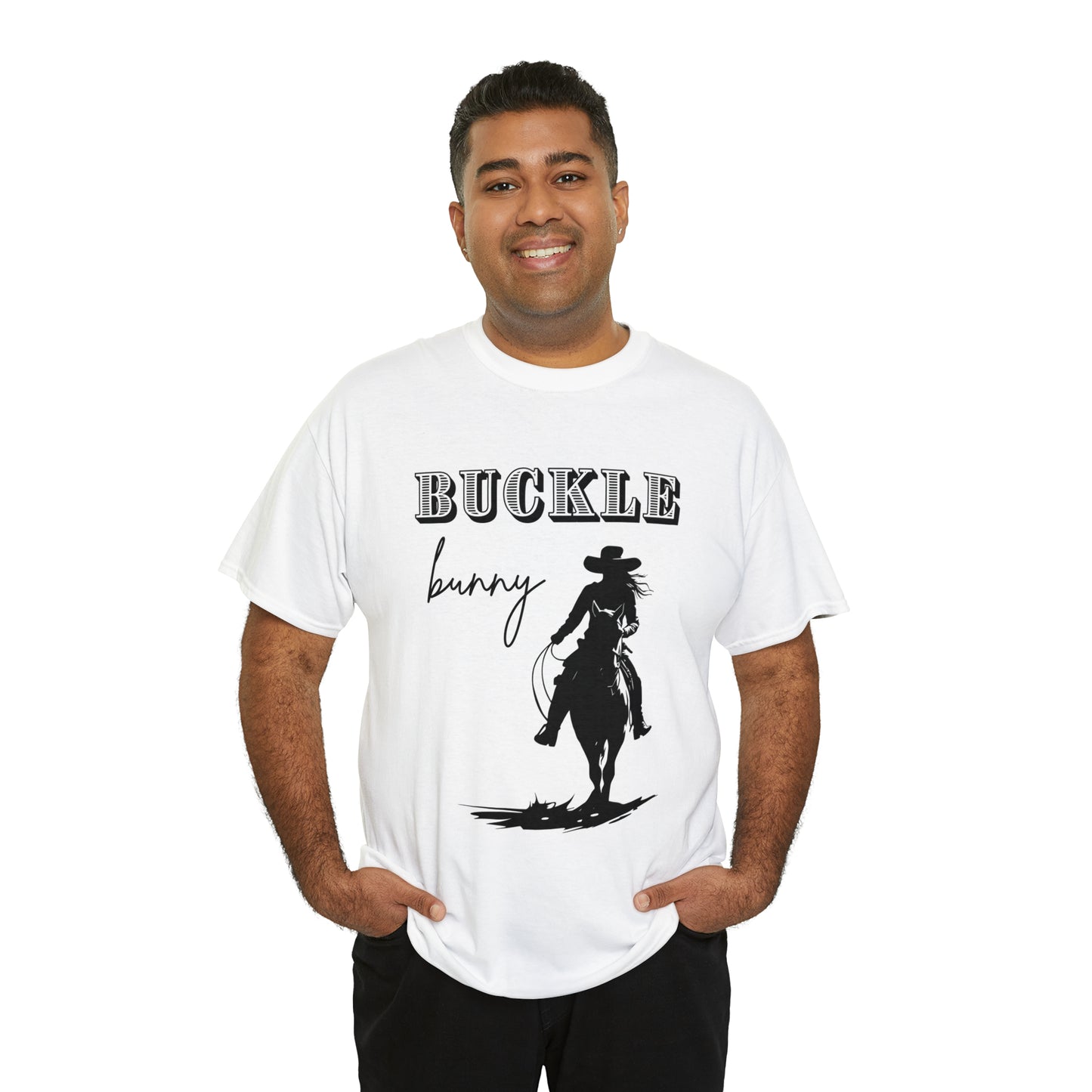 Unisex Cotton T-Shirt (buckle bunny)