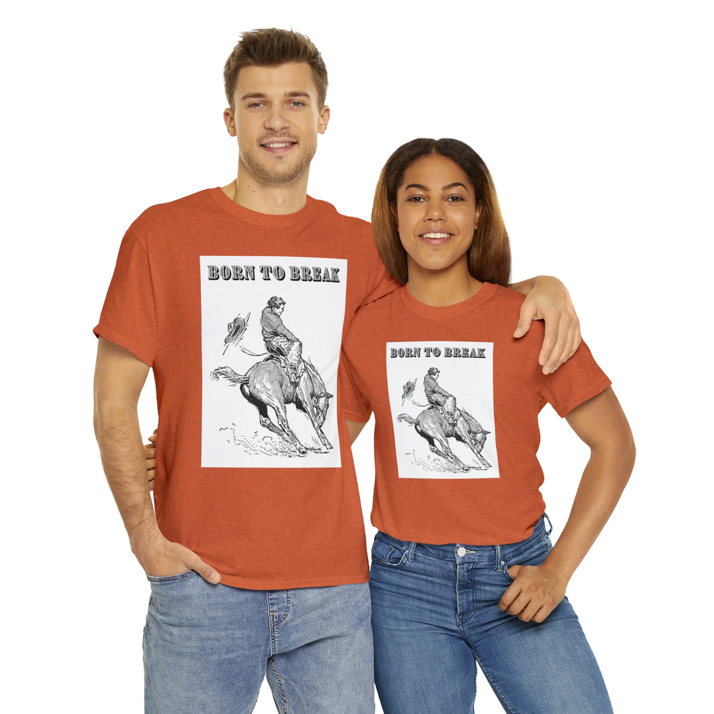 Unisex Cotton T-Shirt (born to break)