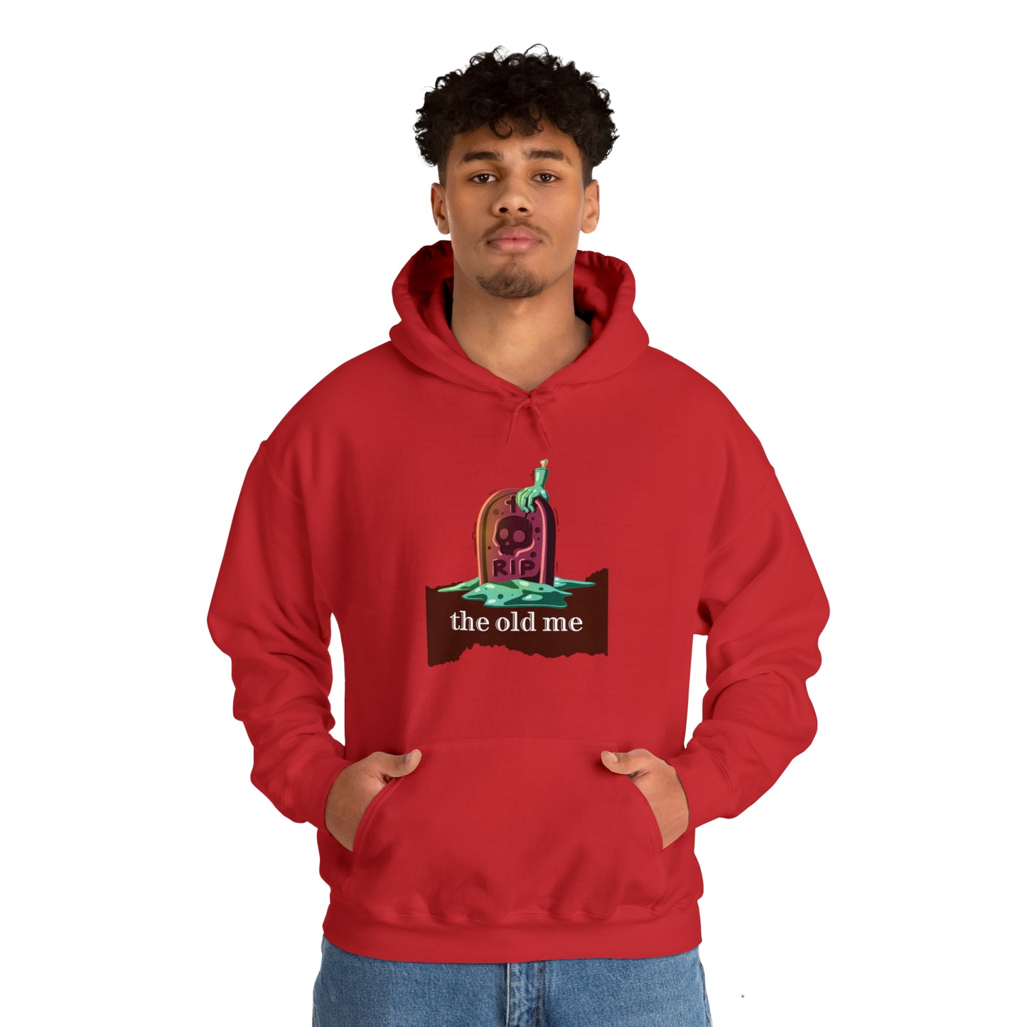 Unisex Hooded Sweatshirt (RIP the old me)