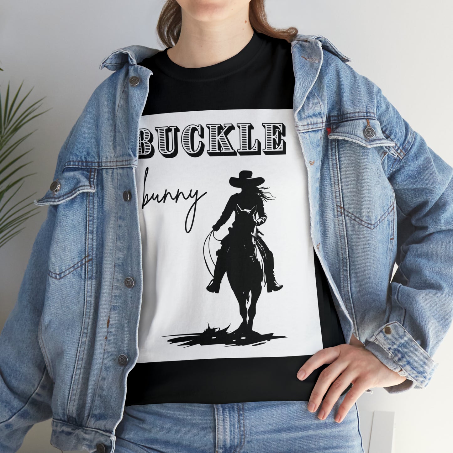 Unisex Cotton T-Shirt (buckle bunny)