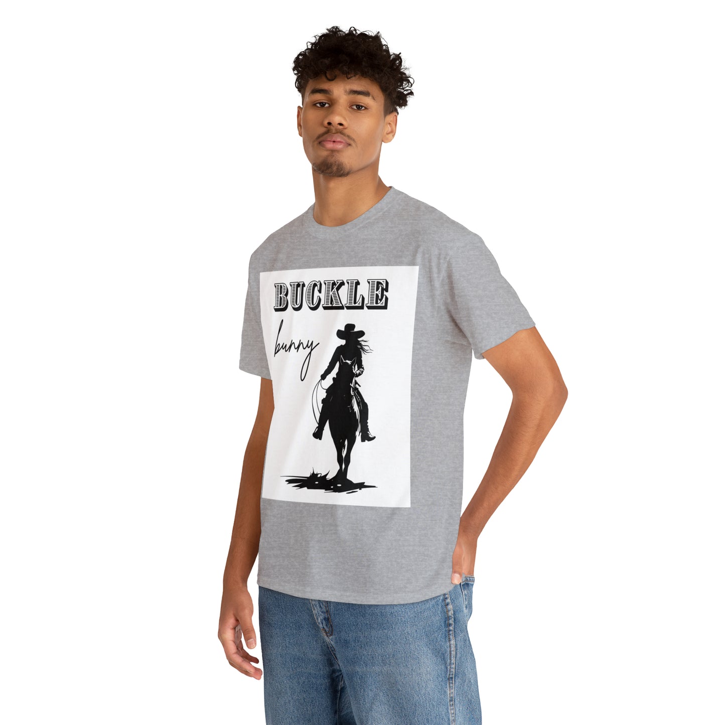 Unisex Cotton T-Shirt (buckle bunny)
