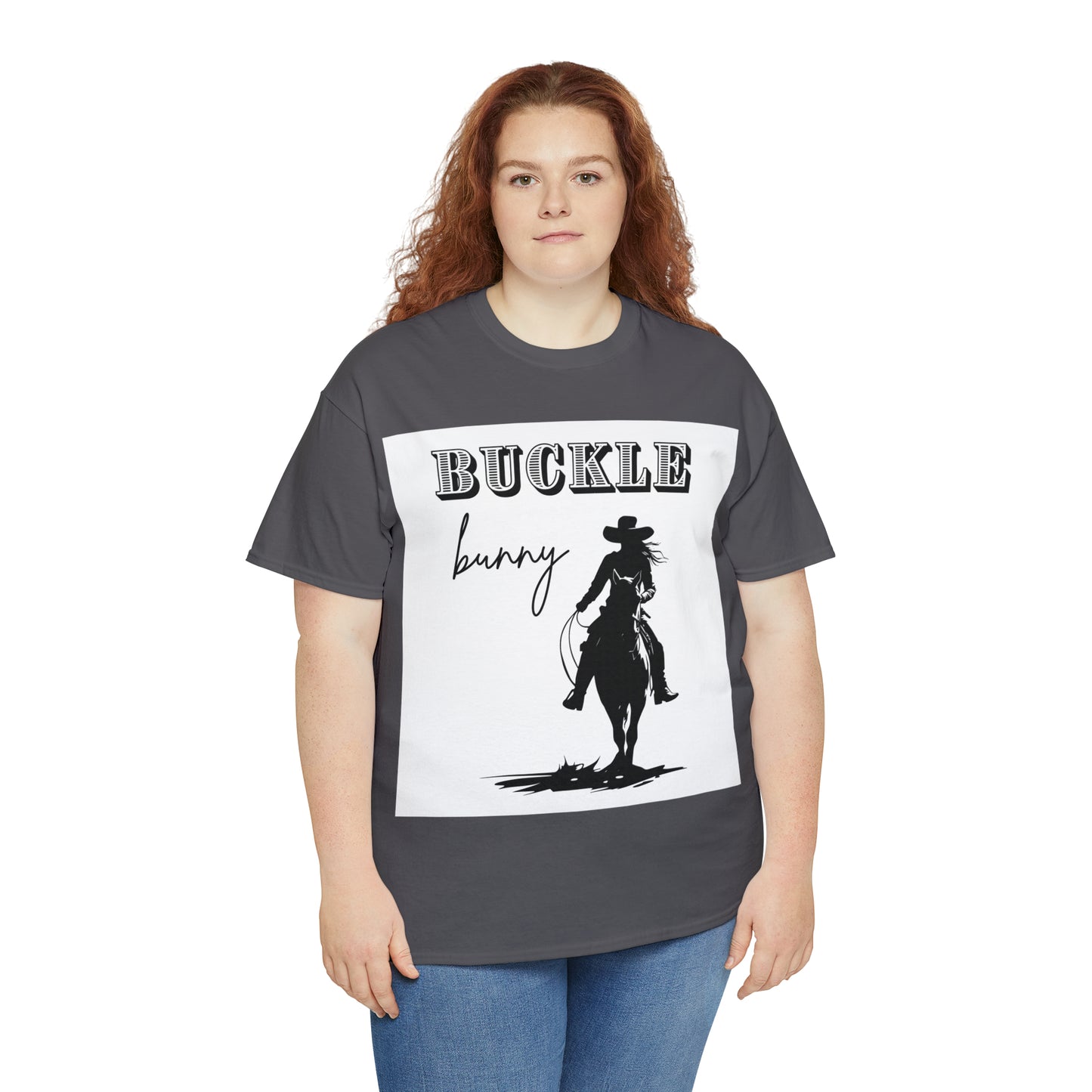 Unisex Cotton T-Shirt (buckle bunny)
