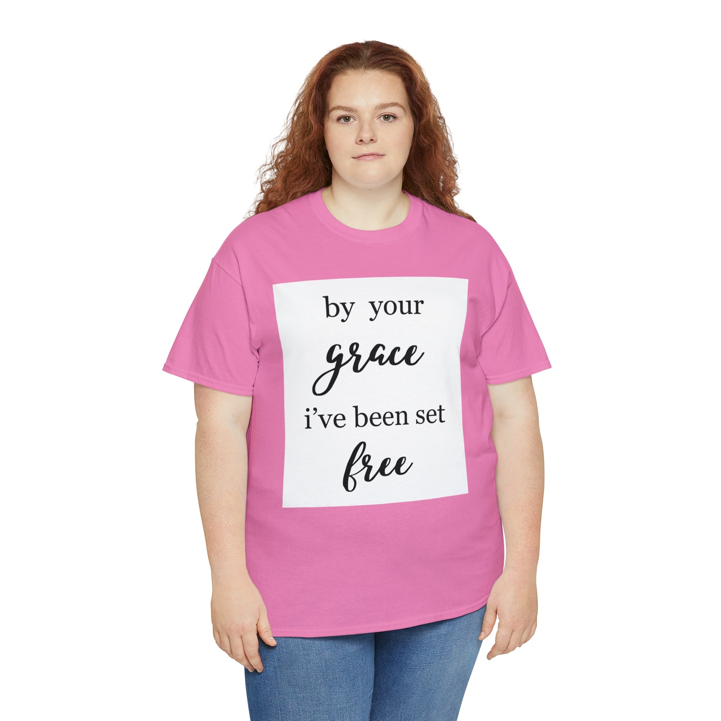 Unisex T-shirt (by your grace I’ve been set free)