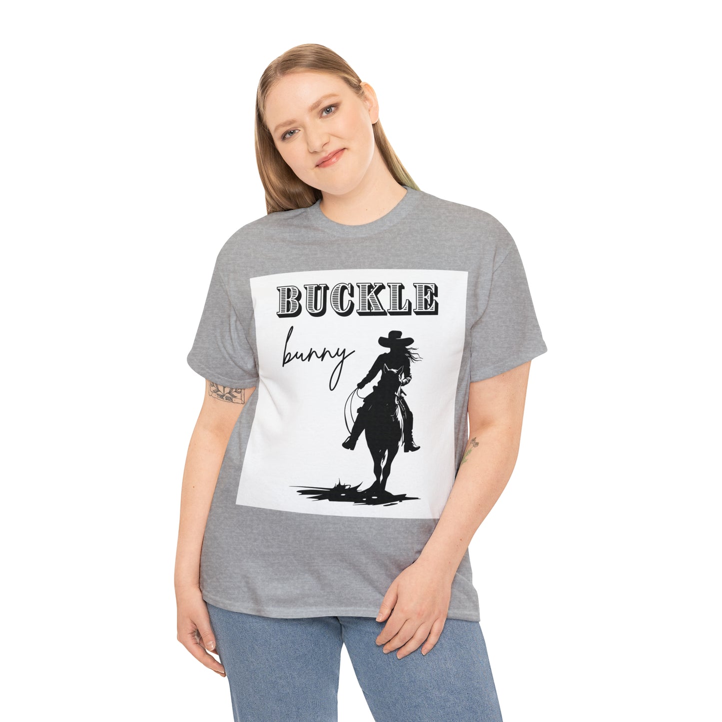 Unisex Cotton T-Shirt (buckle bunny)