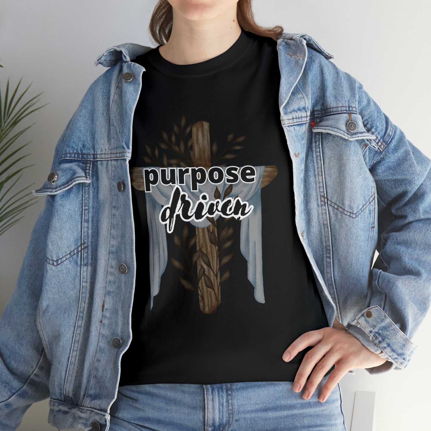 Unisex Cotton T-Shirt (purpose driven cross)