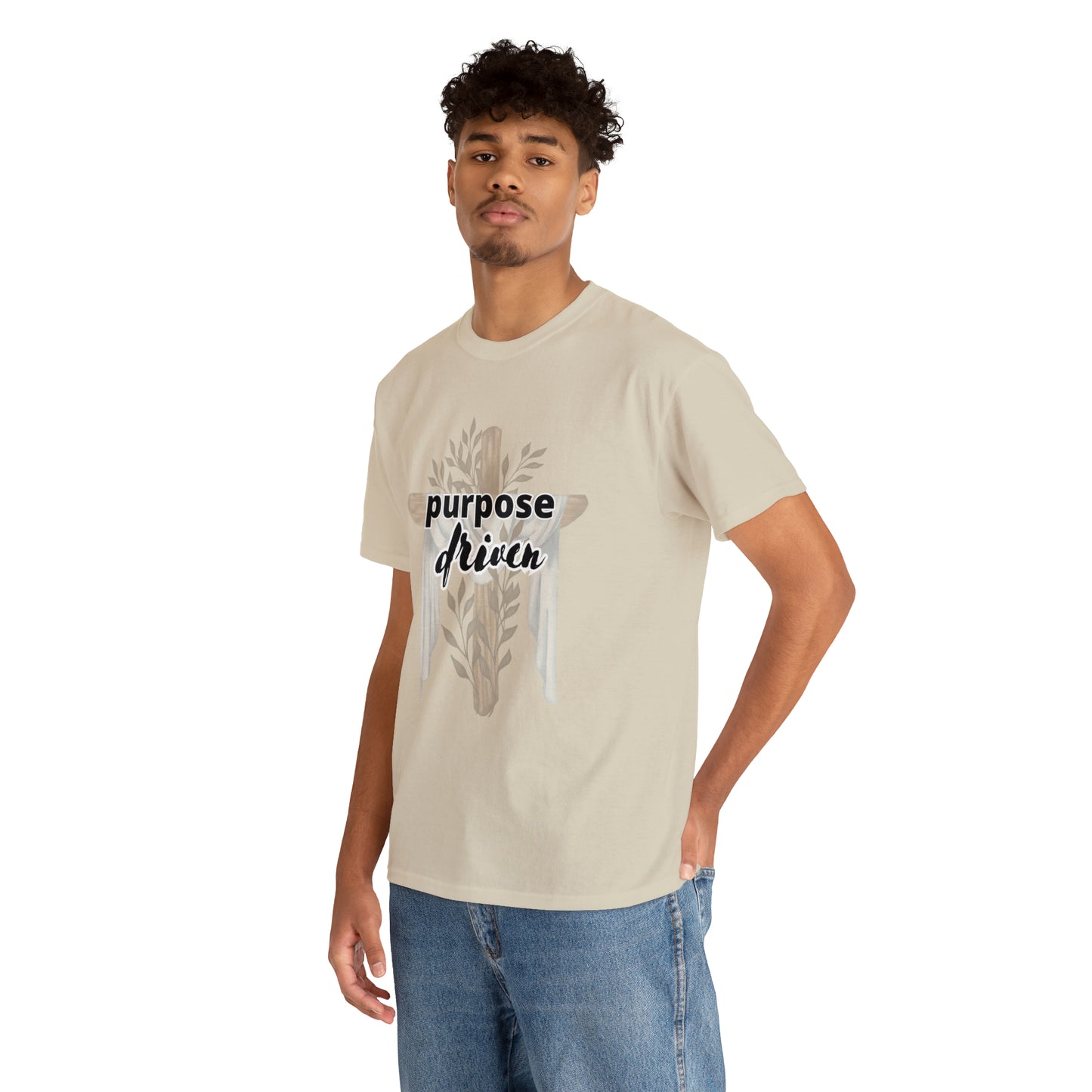 Unisex Cotton T-Shirt (purpose driven cross)