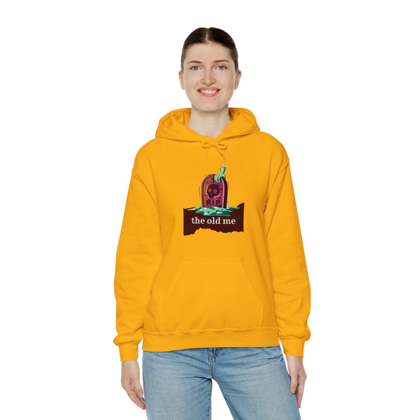 Unisex Hooded Sweatshirt (RIP the old me)