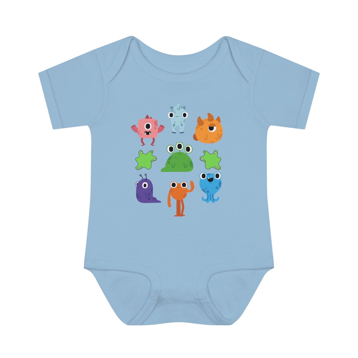 Halloween Monsters Baby Bodysuit (unisex)