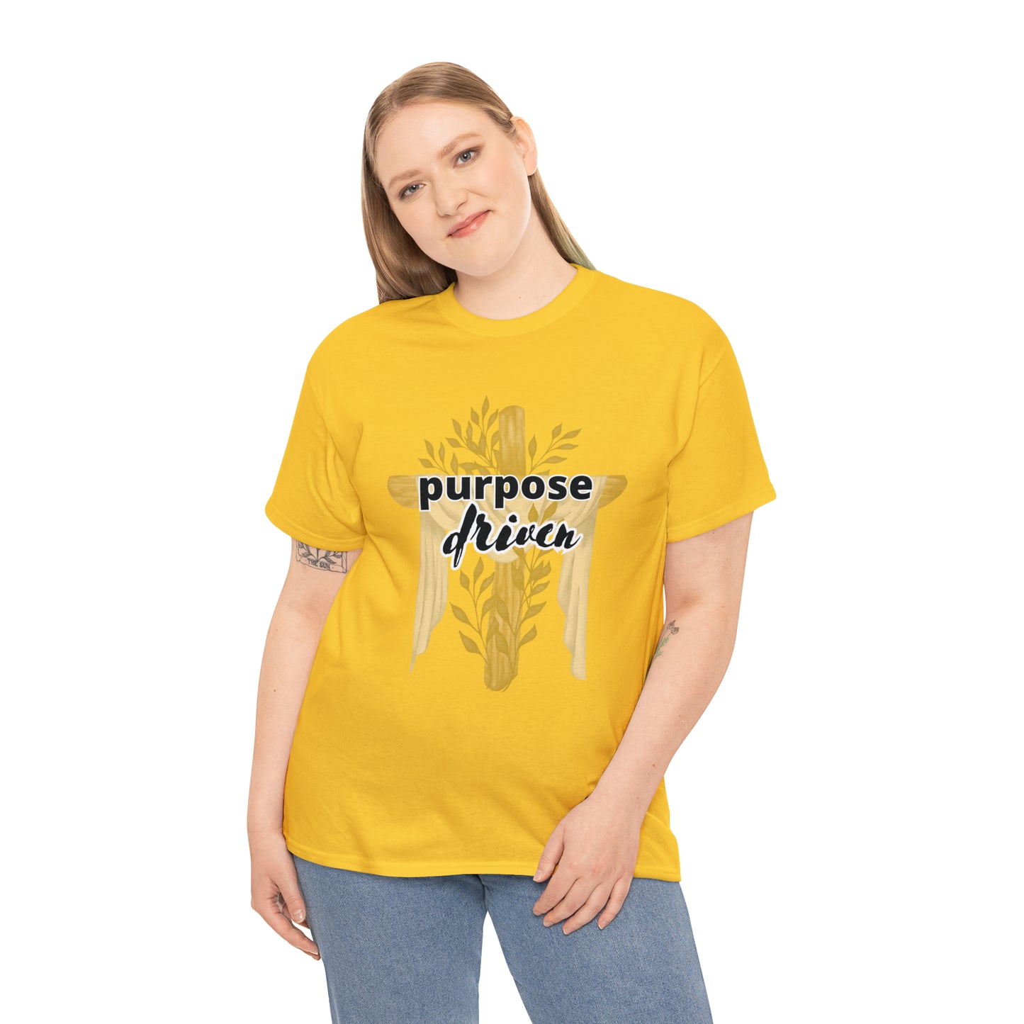 Unisex Cotton T-Shirt (purpose driven cross)