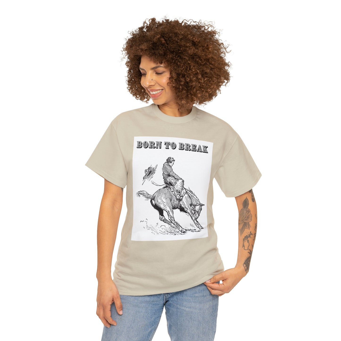 Unisex Cotton T-Shirt (born to break)