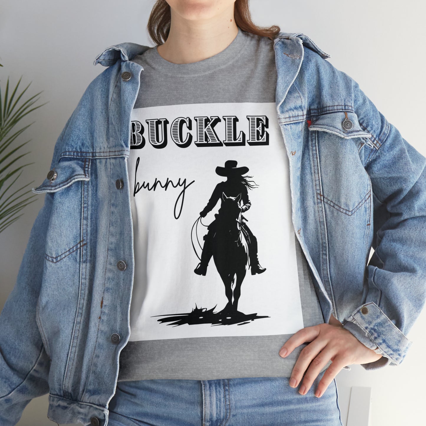 Unisex Cotton T-Shirt (buckle bunny)