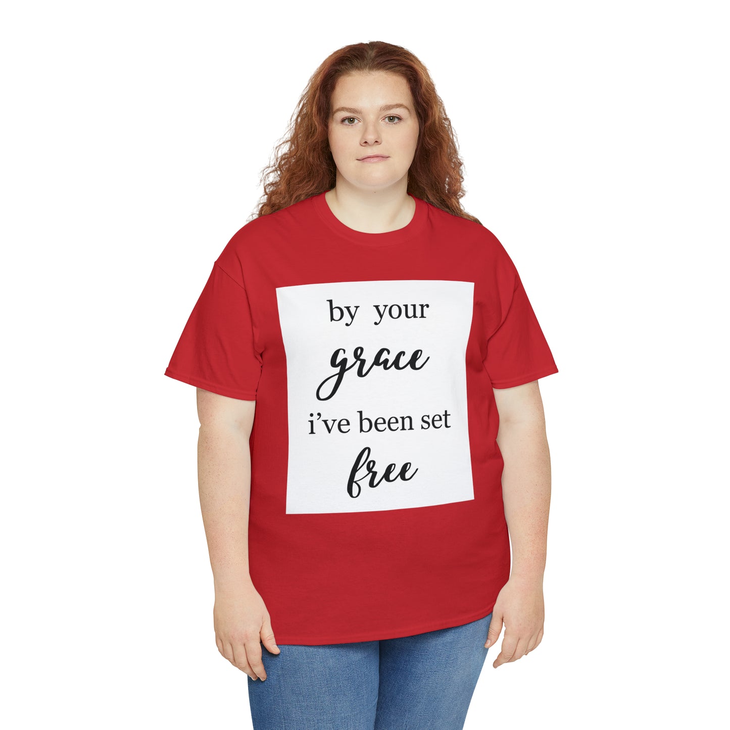 Unisex T-shirt (by your grace I’ve been set free)