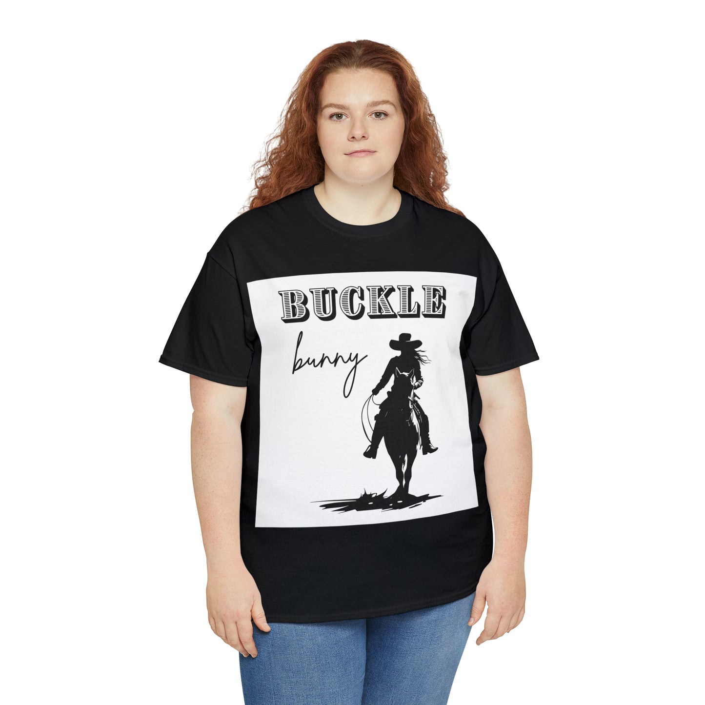 Unisex Cotton T-Shirt (buckle bunny)