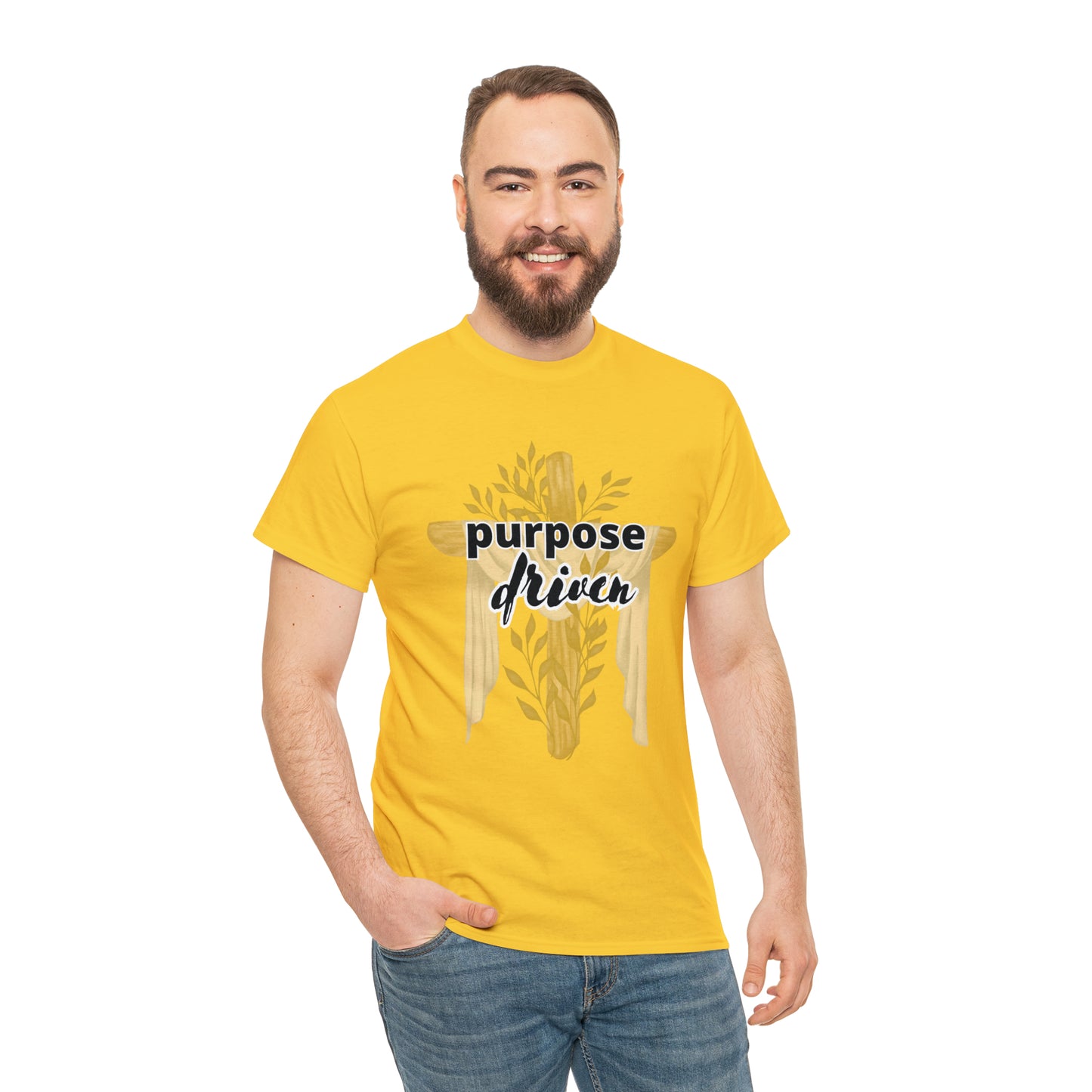 Unisex Cotton T-Shirt (purpose driven cross)