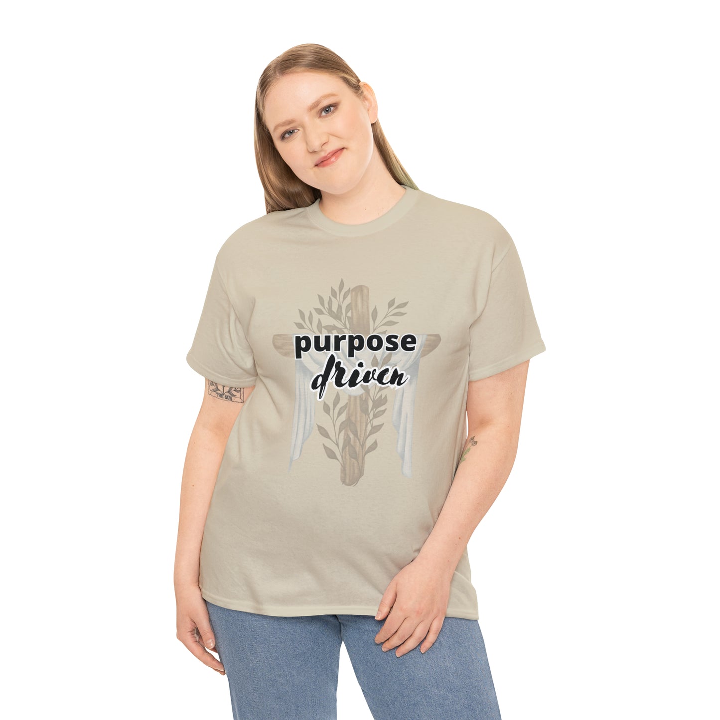 Unisex Cotton T-Shirt (purpose driven cross)